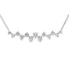 18K White Gold Diamond Pendant with Chain