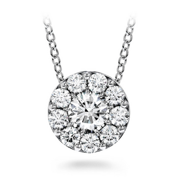 Hearts on Fire 18K White Gold Diamond Fulfillment Pendant