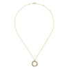 Gabriel & Co. 14K Two-Tone Bujukan Diamond Interlocking Circles Pendant