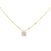 Damaso 18K Yellow Gold Diamond Flower Pendant