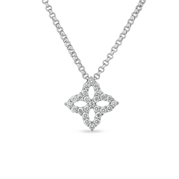 Roberto Coin 18K White Gold Venetian Princess Small Pendant