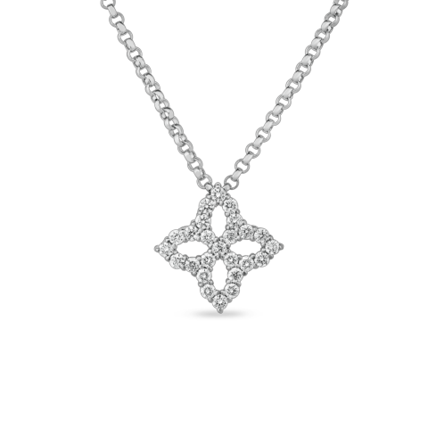 Roberto Coin 18K White Gold Venetian Princess Small Pendant