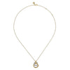 Gabriel & Co. 14K Two-Tone Bujukan Diamond Circles Pendant