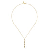 Gabriel & Co. 14K Two-Tone Diamond Teardrop Necklace