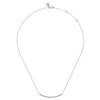 Gabriel & Co. 14K White Gold Lusso Diamond Bar Necklace