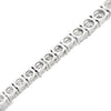 18K White Gold Graduating DiamondTennis Necklace