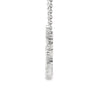 18K White Gold Diamond Circular Pendant
