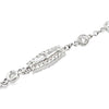 18K White Gold Diamond By The Yard Necklace 32"
