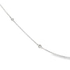 18K White Gold Diamond By The Yard Necklace