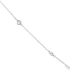 18K White Gold Diamond By The Yard Necklace