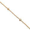 18K Yellow Gold Diamond By The Diamond Necklace 18"