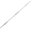 18K White Gold Diamond By The Yard with 8 Baguette and Round Diamonds Stations Necklace 18"