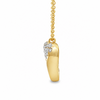 Leo Pizzo 18K Yellow Gold Diamond Heart Necklace