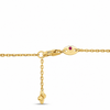 Roberto Coin 18K Yellow Gold Diamond Princess Triple Flower Necklace