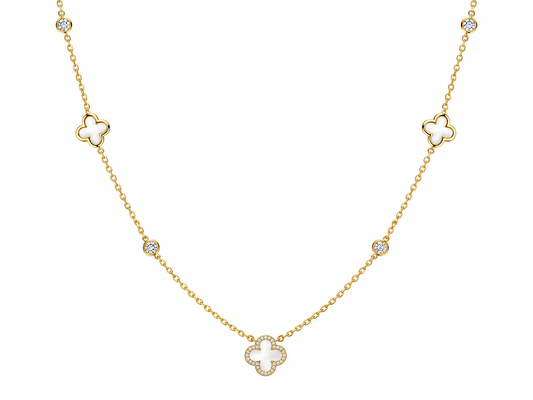 Allison Kaufman 14K Yellow Gold Diamond Necklace
