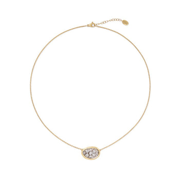 Marco Bicego 14K Two-Tone Diamond Large Petal Necklace