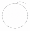 Memoire 18K White Gold 1/2 Carat Cascade 7-Stone Diamond Necklace