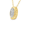 Frederic Sage 14K White & Yellow Gold Diamond Necklace