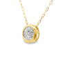 Frederic Sage 14K White & Yellow Gold Diamond Necklace