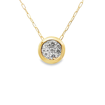 Frederic Sage 14K White & Yellow Gold Diamond Necklace