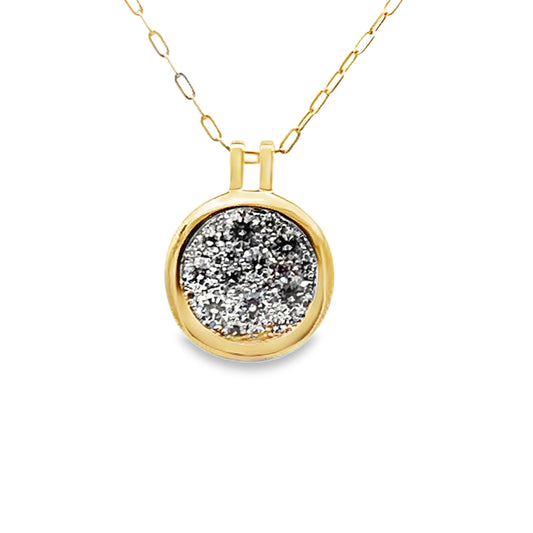 Frederic Sage 14K White & Yellow Gold Diamond Necklace