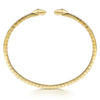 Gabriel & Co. 14K Yellow Gold Diamond Spear Bangle
