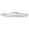 18K White Gold Marquise-Shaped Double Diamond Bracelet