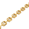 Norman Silverman 18K Yellow Gold 17 Diamond Stations Bracelet