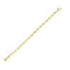 Norman Silverman 18K Yellow Gold Bar Prong-Set Oval Diamond Tennis Bracelet