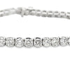 14K White Gold 6 Carat Diamond Tennis Bracelet