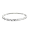 14K White Gold Diamond Stretchable Tennis Bracelet