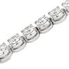 18K White Gold 10 Carat Diamond Tennis Bracelet 7"
