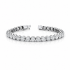 18K White Gold 10 Carat Diamond Tennis Bracelet 7"