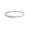 18K White Gold 1.5 Carat Diamond Bangle Bracelet