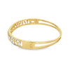 18K Yellow Gold Diamond Bangle Bracelet