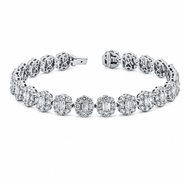 18K White Gold Diamond Bracelet