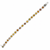 18K Tri-Tone Fancy Color Diamond Bracelet