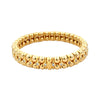 Luigi Tavanti 14K Yellow Gold Stretchable 3-Row Diamond Bangle Bracelet