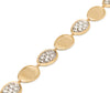 Marco Bicego 18K Alternating Diamond and Gold Two-Tone Petal Bracelet
