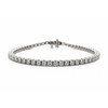 14K White Gold 7-Carat Diamond Tennis Bracelet