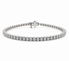 14K White Gold 2-Carat Diamond Tennis Bracelet
