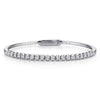 Gabriel & Co. 14K White Gold Diamond Bangle