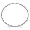 Gabriel & Co. 14K White Gold Bujukan Diamond Split Bangle