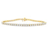 14K Yellow Gold 5-Carat Diamond Tennis Bracelet