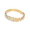 Savoia 18K Two-Tone Arena Collection Bar Diamond Stretch Bracelet