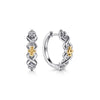 Gabriel & Co. "Infinity" Two-Tone Bujukan Infinity Intricate Hoop Earrings