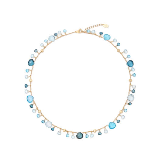 Marco Bicego 18K  Paradise Mixed Topaz Single-Strand Necklace