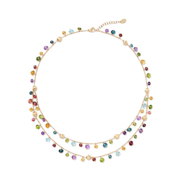 Marco Bicego 14K 2-Strand Mixed Gemstone Necklace