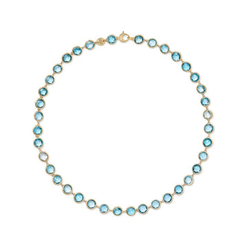 Marco Bicego 18K Yellow Gold "Jaipur" Bezel-Set Topaz Necklace