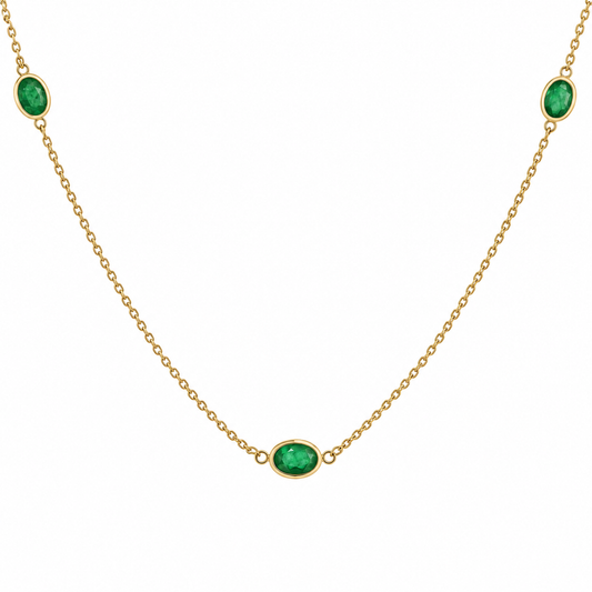 Colored Stone Necklace
